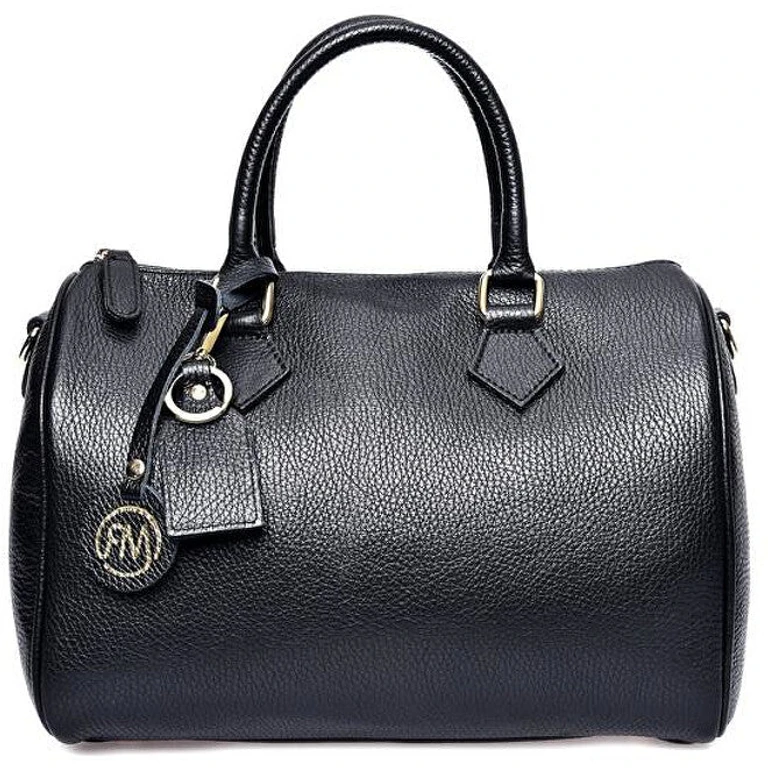 borsa in pelle da donna RM1897 Nero