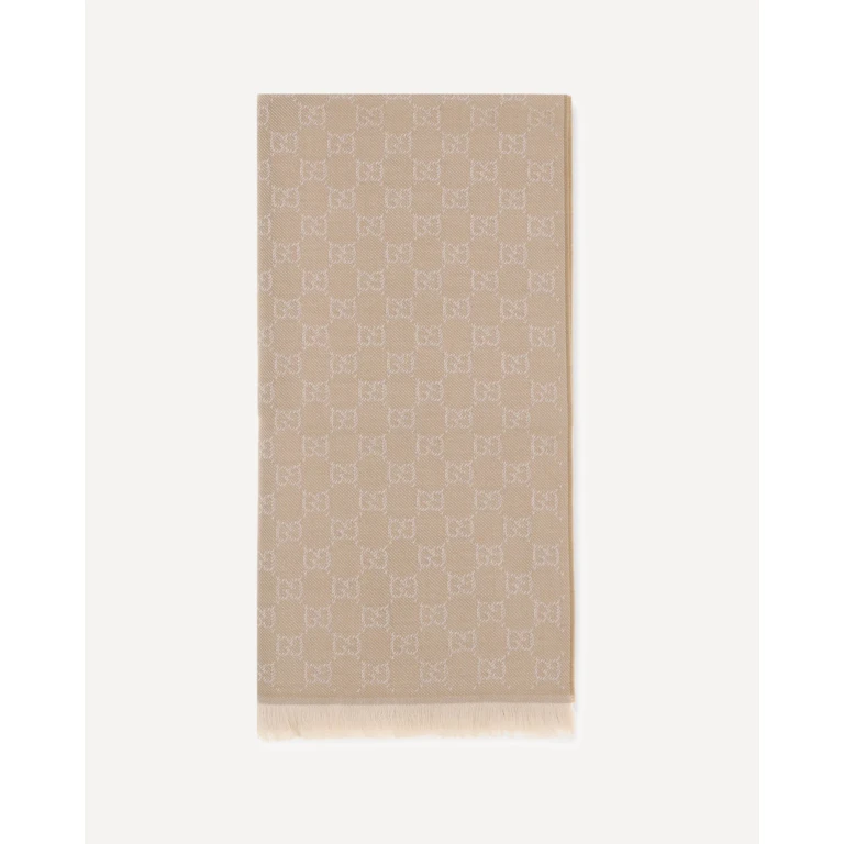 GG Supreme embroidered wool Scarf Female UNI