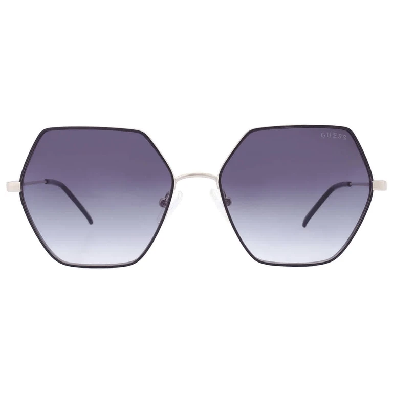 Smoke Gradient Hexagonal Ladies Sunglasses GF6125 32B 58