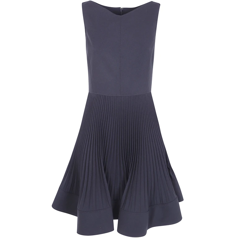 Dress Pleated "Ew005401.Te23169 Uc001 Black"
