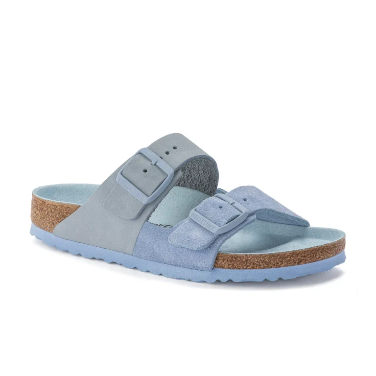 Arizona Split Nubuck Leather Dusty Blue