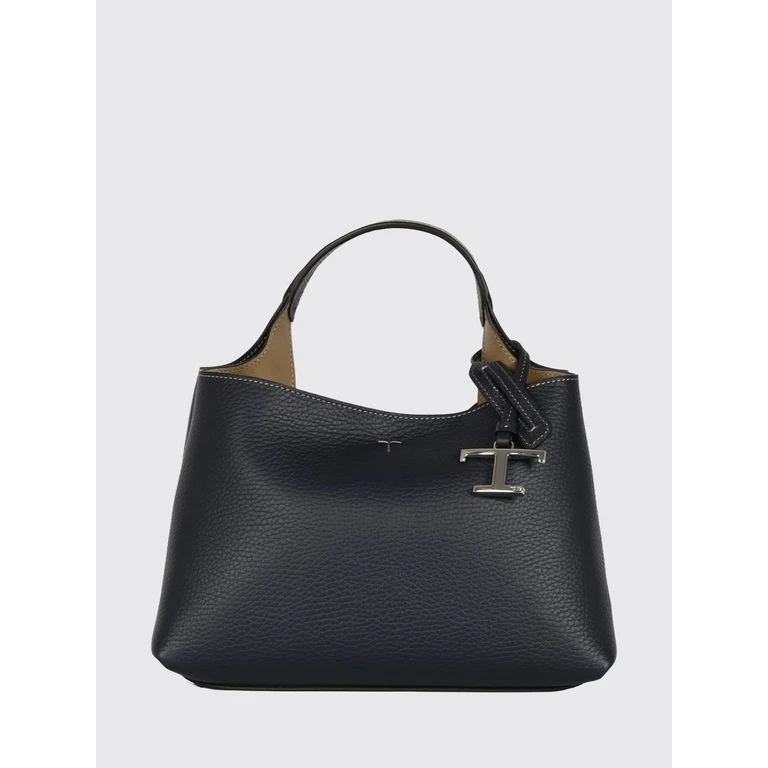 TOD'S Grained Leather Handbag with Removable Strap and Charm (XBWAPAEL000QRI6L25)
