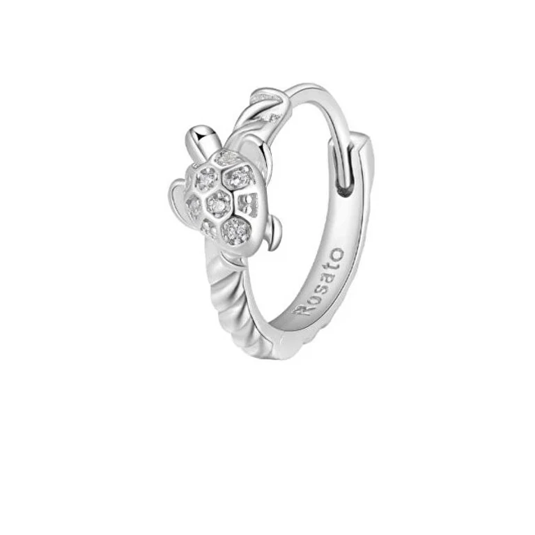 Silver single Orecchini Turtle Storie RZO055R