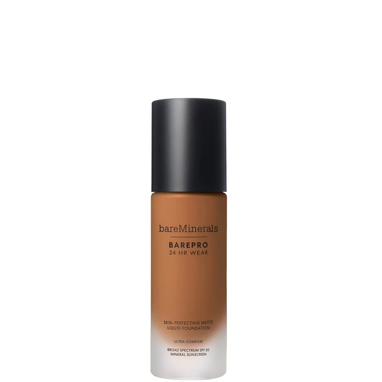 BAREPRO 24 Hour Matte Liquid Foundation Mineral SPF 20 (Various Shades) - Deep 51 Neutral