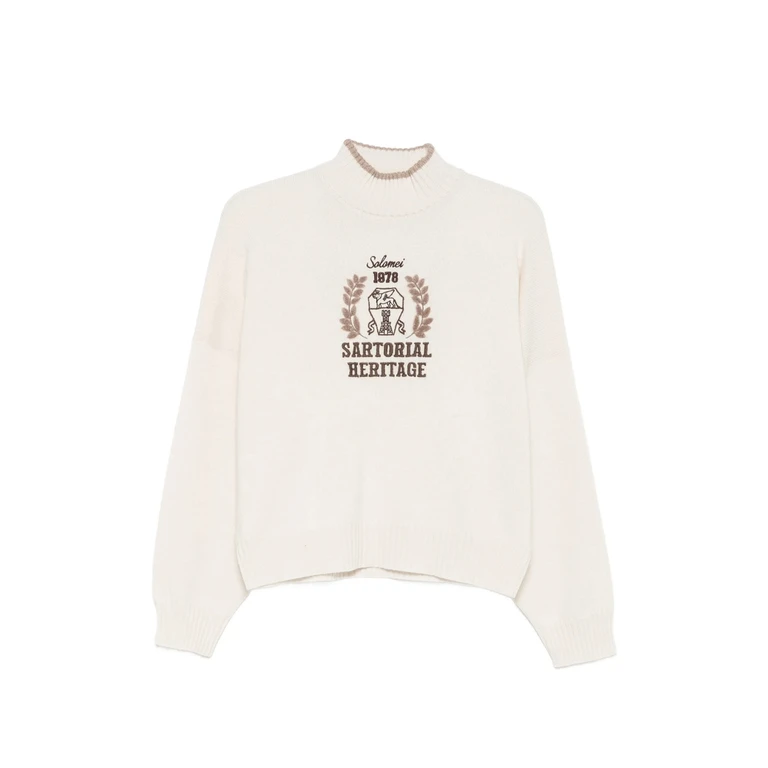 Sartorial Heritage-embroidered Cashmere Sweater