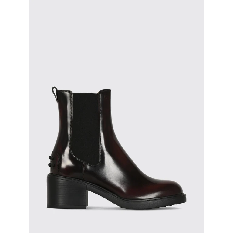TOD'S T Timeless Brushed Leather Chelsea Boots with Medium Heel (XXW73L0JK00AKTR810)