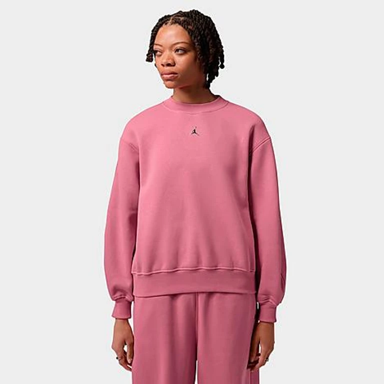 Brooklyn Fleece Crewneck Sweatshirt in Desert Berry