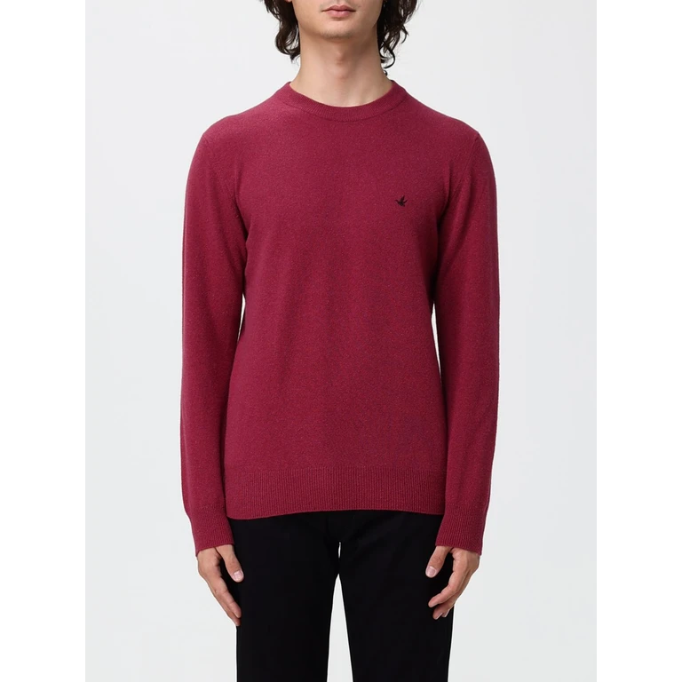 Crew-Neck Wool Jumper with Ribbed Cuffs and Hem (203EK0420984)