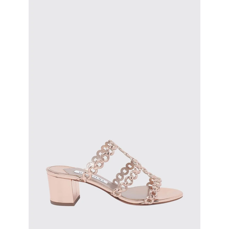 AQUAZZURA Heeled Sandal Woman color Pink (ICHMIDM0SSYROG)