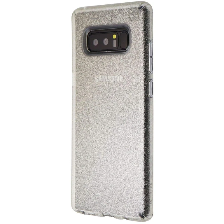 Products Presidio Clear + Glitter Cell Phone Case for Samsung Galaxy Note8 - Clear with Gold Glitter/Clear Presidio Clear + Glitter