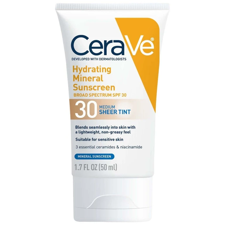 Hydrating Mineral Tinted Sunscreen SPF 30 (Various Shades)
