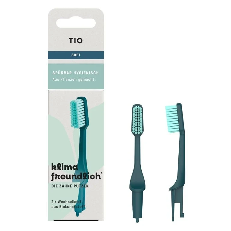 TIOBRUSH Soft Replacement Head, 2 pieces