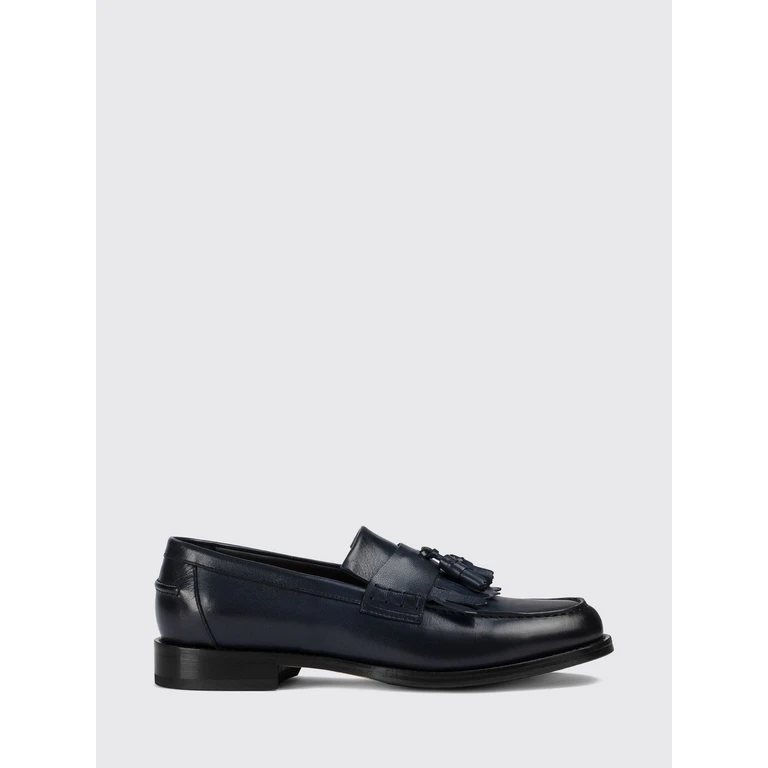 DOUCAL'S Tassel Loafers in Smooth Calfskin Leather and Leather Sole (DU3498BRANUF188NB24)
