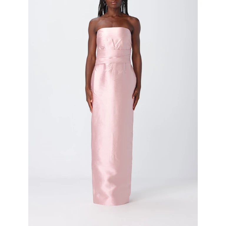 Robe de soirée longue en satin