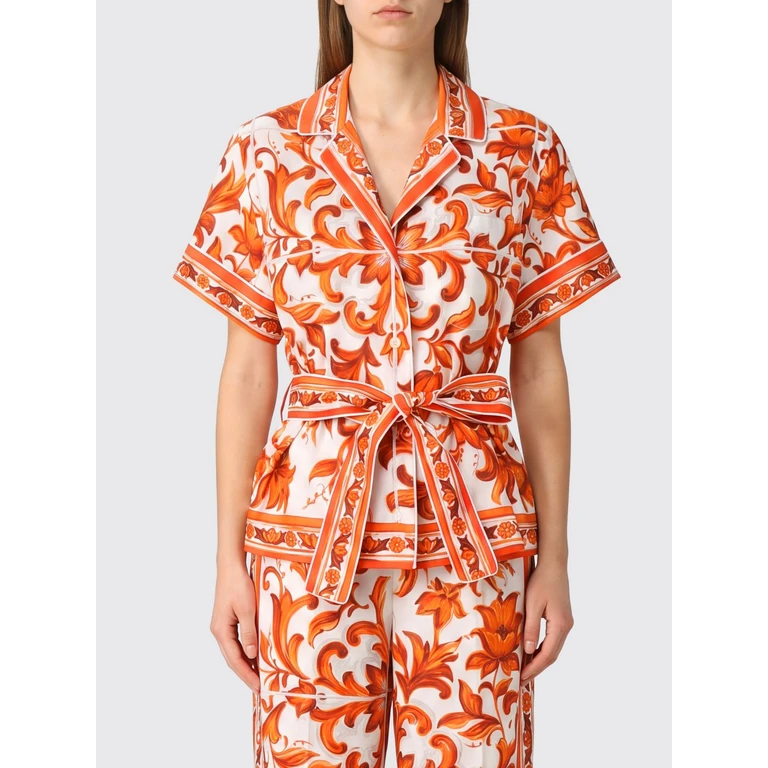 Majolika-Print Hemd