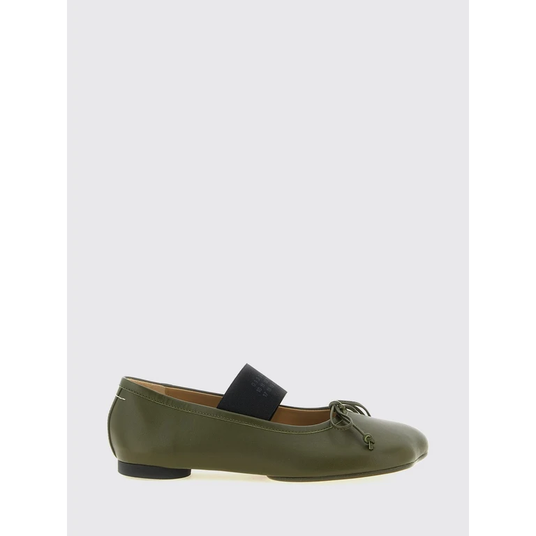 Anatomic Tabi Mary Jane Ballerinas in Leather with Asymmetrical Toe (S59WZ0099P3628T7010)