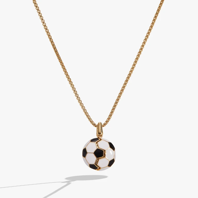 Soccer Ball "Control The Ball, Command The Game" Locket Necklace