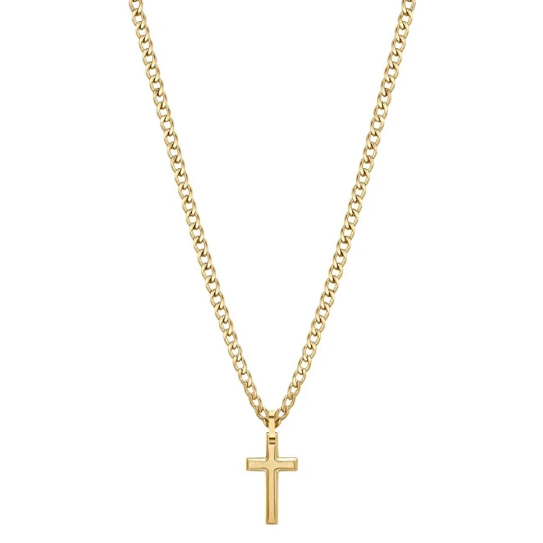Fashion gilded Collana with cross Ink BIK30