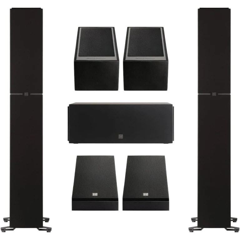 Dymension Atmos Home Theater System (2) DM80 Towers, (1) DM10 Center Channel, (2) DM95 Rear Speakers and, (2) DM90 Atmos Speakers (Bundle)