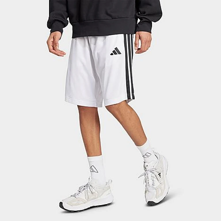 adidas Men's Dayready Tricot Shorts in White Size: Small
