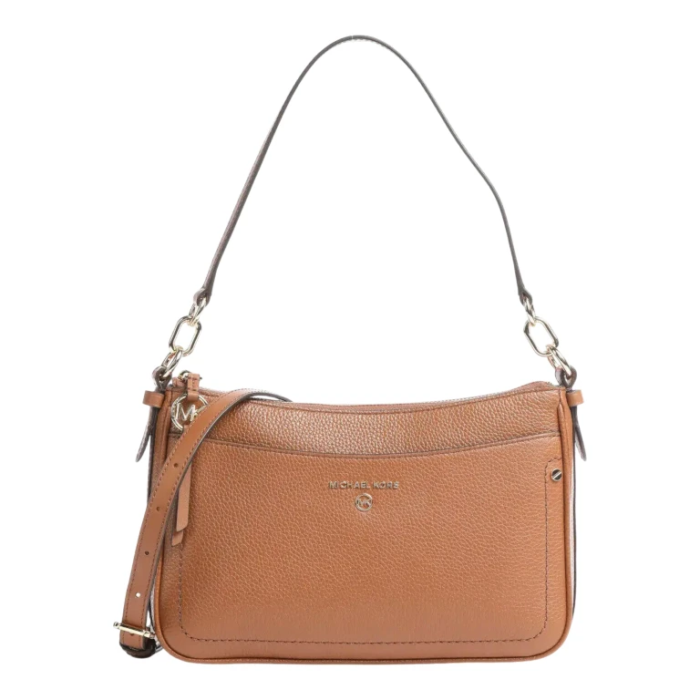 Jet Set Charm Women Shoulder Bag Brown Leather