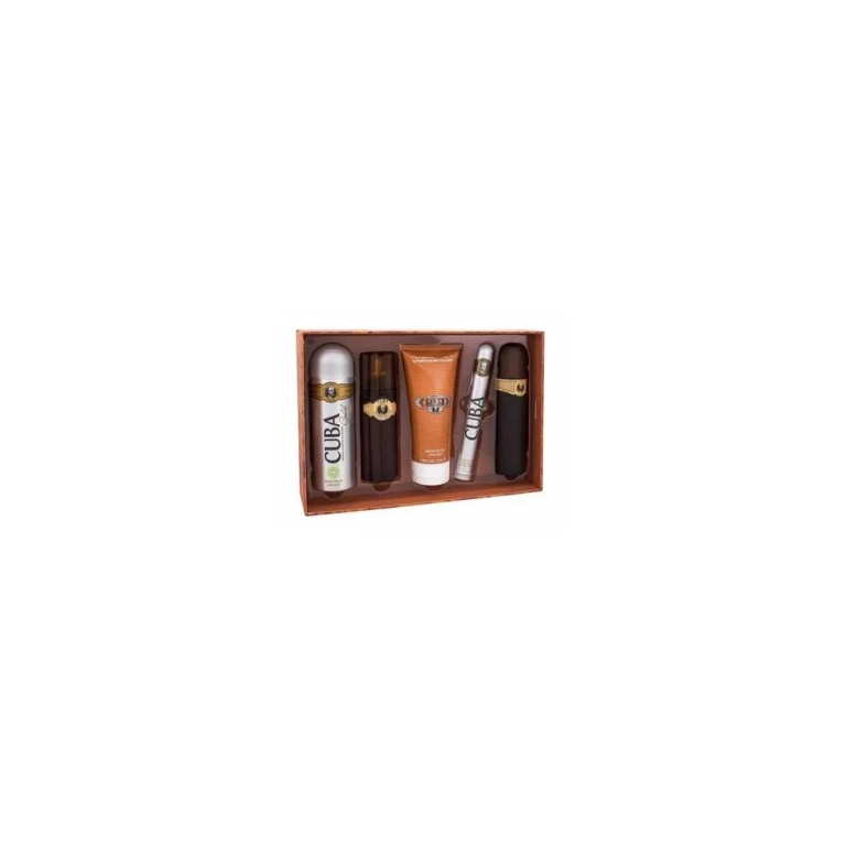 Must Have Gold Gift Set EDT 100 ml, EDT 35 ml, Aftershave 100 ml, shower gel 200 ml, and deodorant 200 ml 100 ml