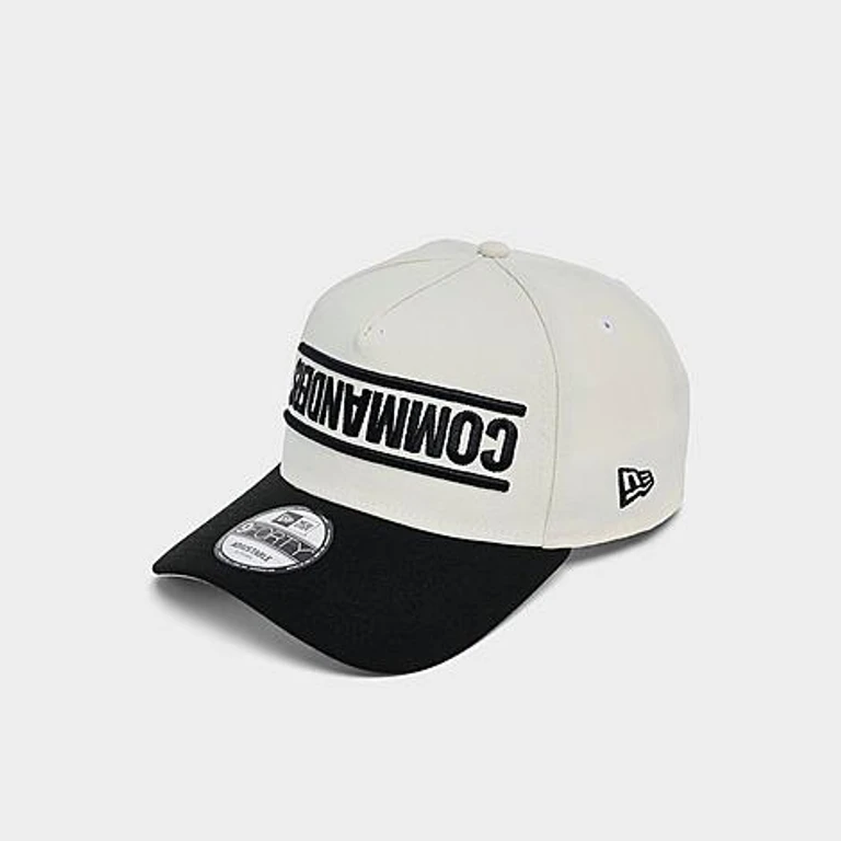 Washington Commanders NFL Upside Down 9FORTY A-Frame Snapback Hat in Chrome/Black