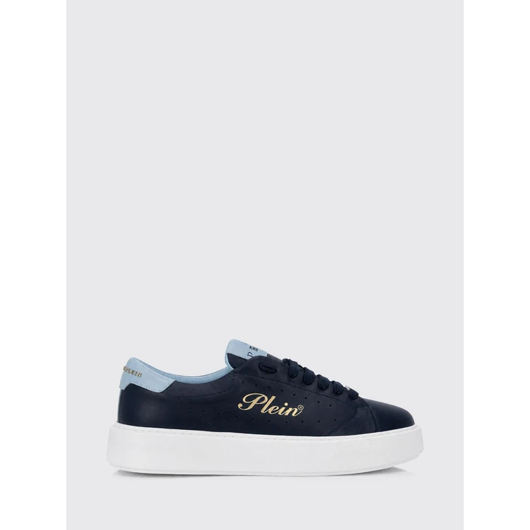 Leather Low-Top Trainers with Chunky Sole and Laminated Logo (FAFSUSC1022PLE005N14)