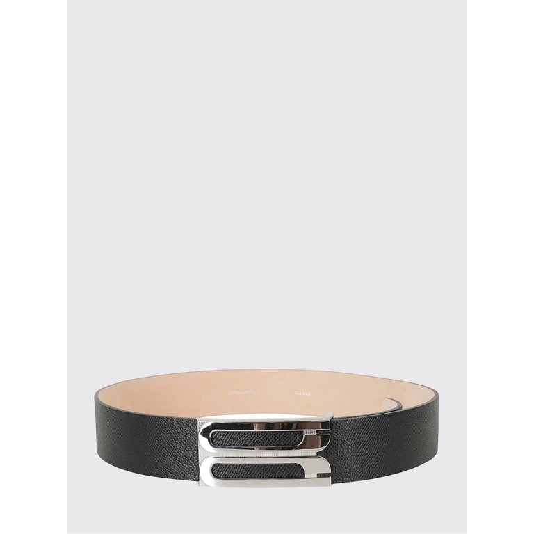 Dorian Calf Leather Belt with Logo Buckle (1125ABL006559ASILVER)