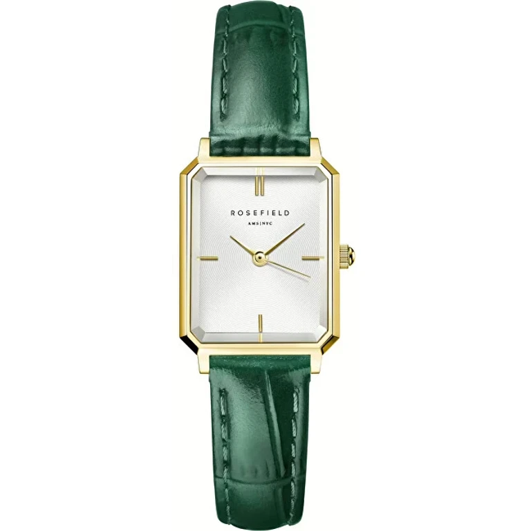 Octagon XS White Emerald Leather Gold OWGLG-O86