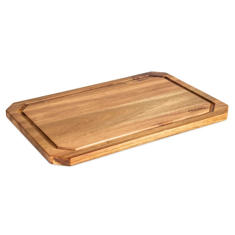 's Acacia Wood Carving Board with Juice Well