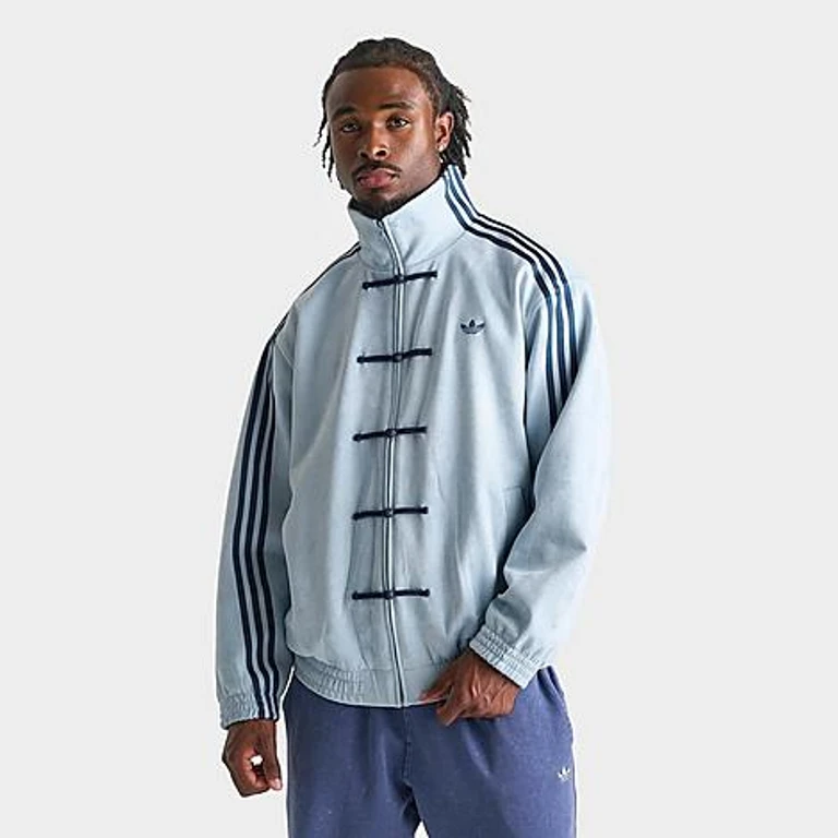 Men's Originals Chinese New Year Full-Zip Jacket in Ash Grey Size: XXS