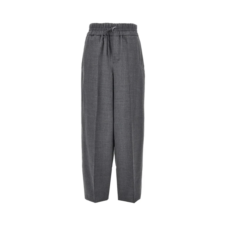 Wool pants with elasticated waist Woman S
