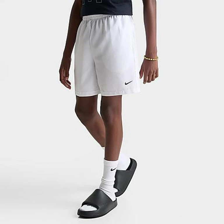 Nike Big Kids Multi Dri-FIT Training Shorts in White Size: Small