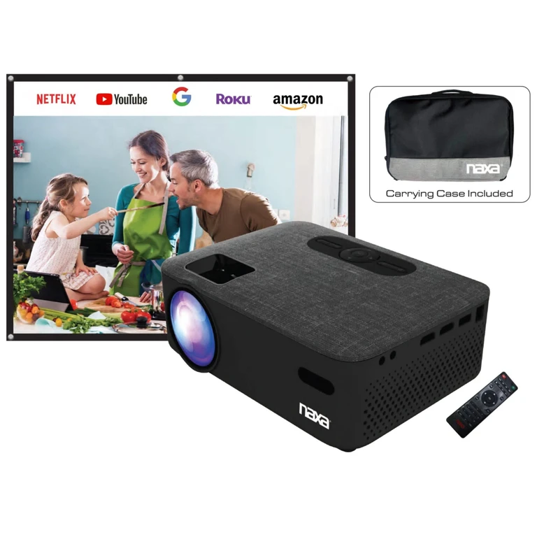 150" Home Theater LCD Projector Combo - Black