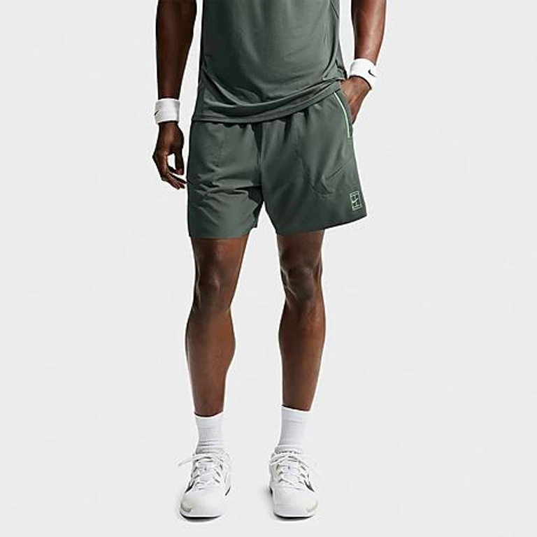 Court Advantage Dri-FIT 6" Tennis-Shorts in Camo Green/Cucumber Calm