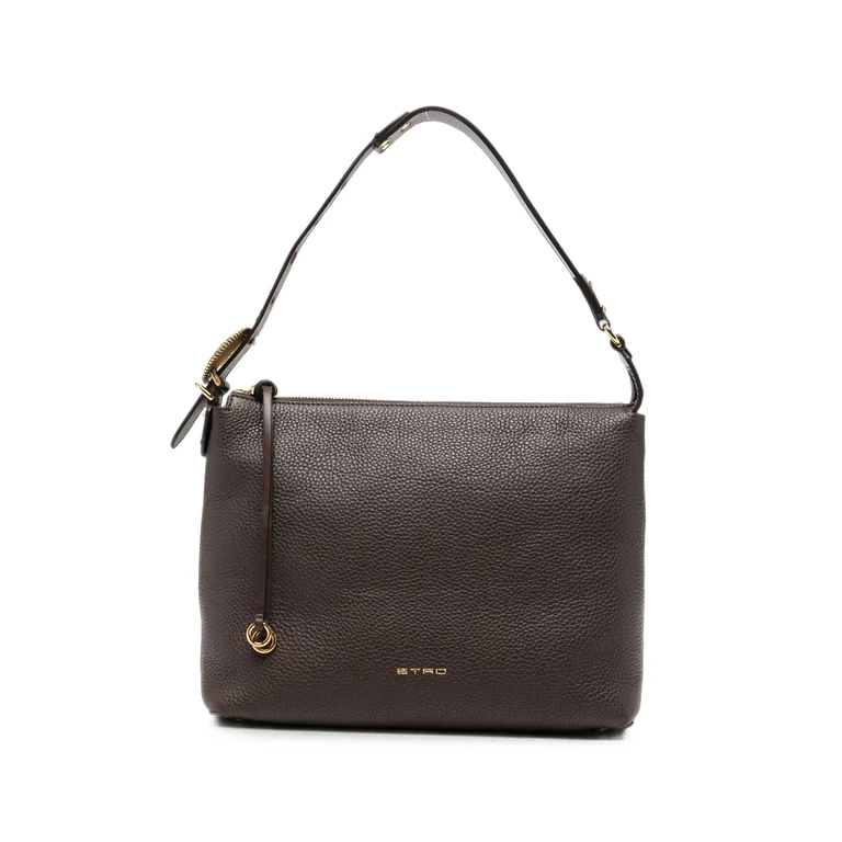 Pebbled Leather Shoulder Bag