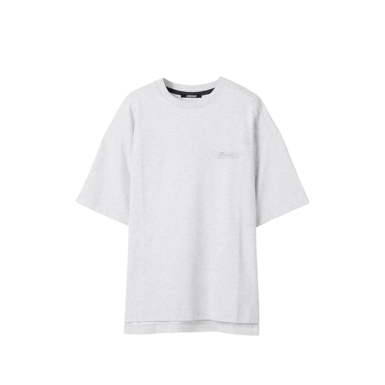 JACQUEMUS Contrast Appliqué Logo Cotton Crew-Neck T-Shirt (TSM00133AJ00226950)