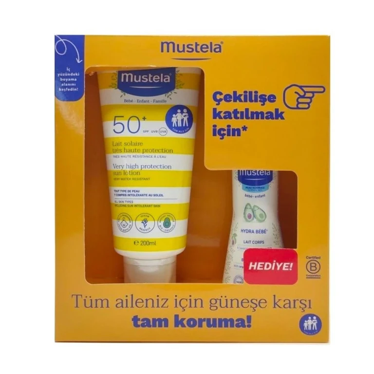 SPF50+ Sunscreen Lotion for Babies & Adults - Waterproof & Gentle on Sensitive Skin