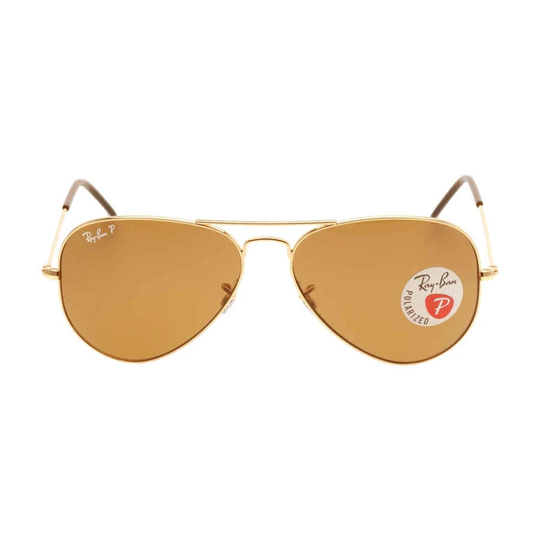 Ray Ban Aviator Classic Polarized Brown Pilot Unisex Sunglasses RB3025 001/57 58