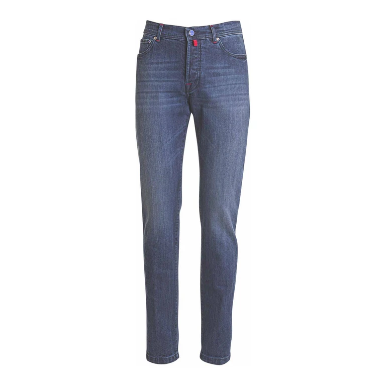Jean Kiton coupe slim en denim stretch