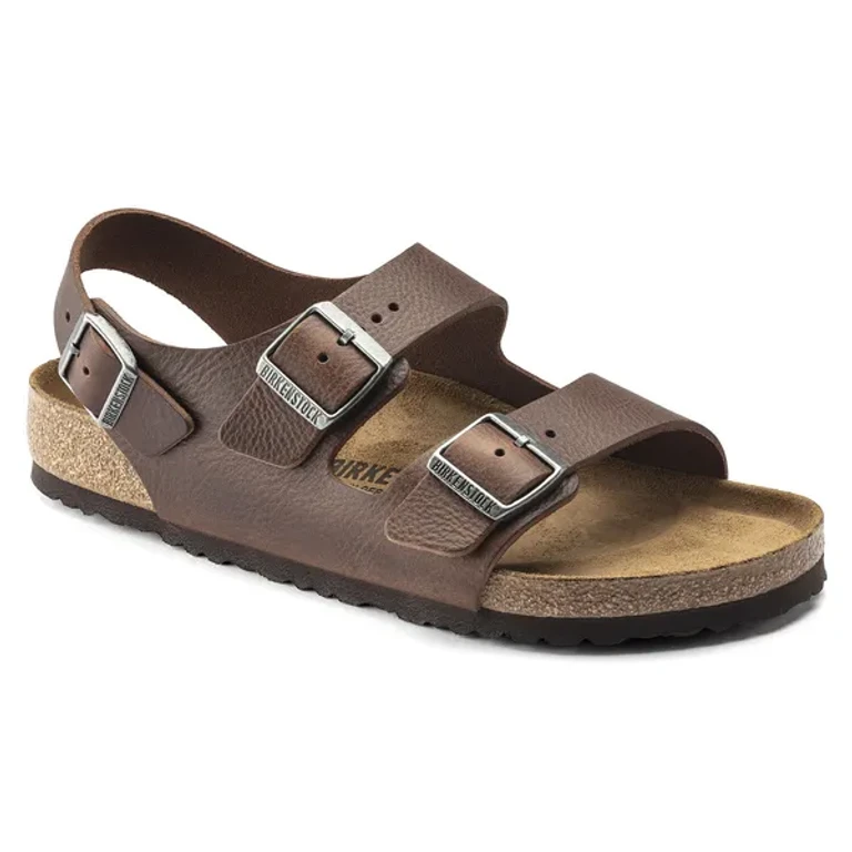 Milano Leather Vintage Wood Roast Sandals