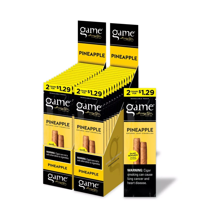 Pineapple Cigars, Pre-Priced 2 for $1.29, 2 ct., 30 pk.