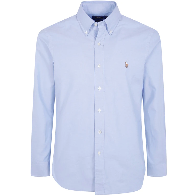 Chemise tissée bleue Polo Ralph Lauren