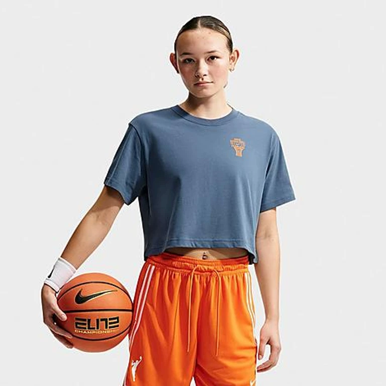 Nike Women's Move Dri-FIT T-Shirt in New Slate Size: XS