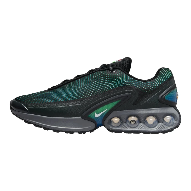 Air Max DN Men's Sneakers - Black & Hyper Cobalt Low-Top