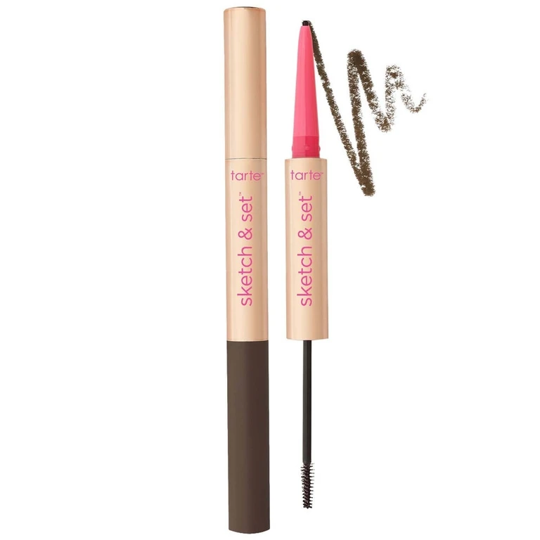 Big Ego Sketch Set Eyebrow Definer Pencil & Tinted Gel 2 piece (Various Shades) - Dark Brown