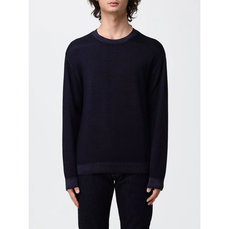 Camisola de lã com decote redondo