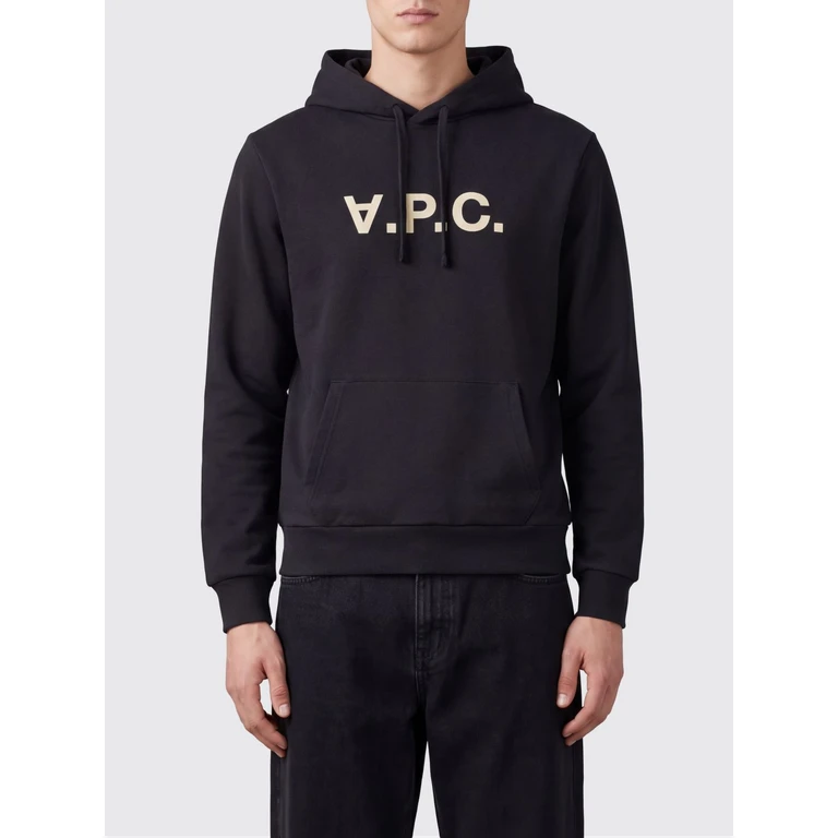 Felpa con cappuccio A.P.C. nera