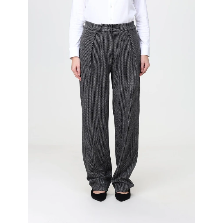 Calça larga chevron Emporio Armani